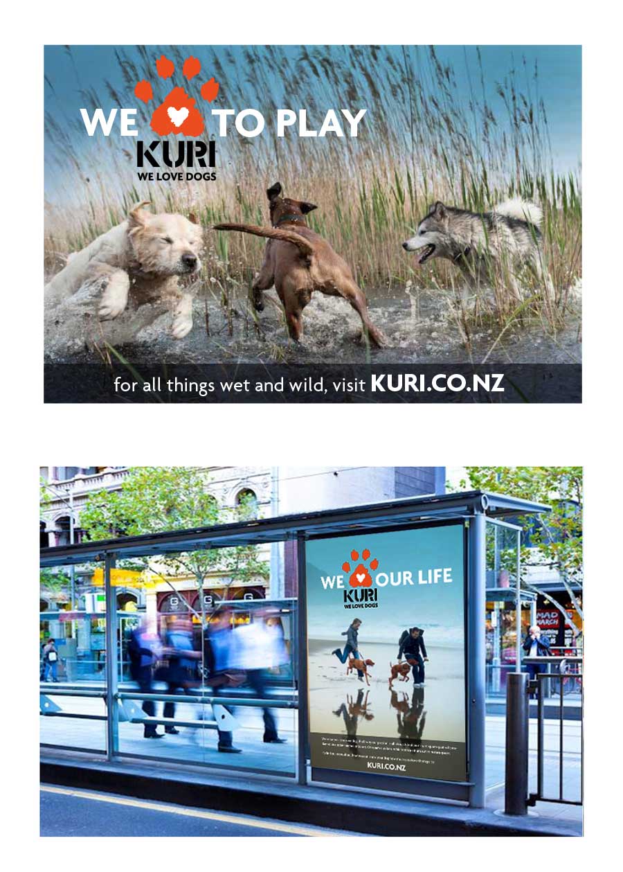 Kuri advertising poster campaign